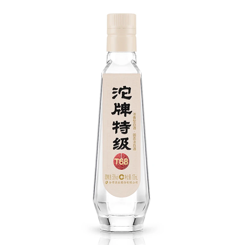 沱牌【酒厂自营】T68小酒版l浓香型白酒尝鲜装小酒口粮酒50度100ml