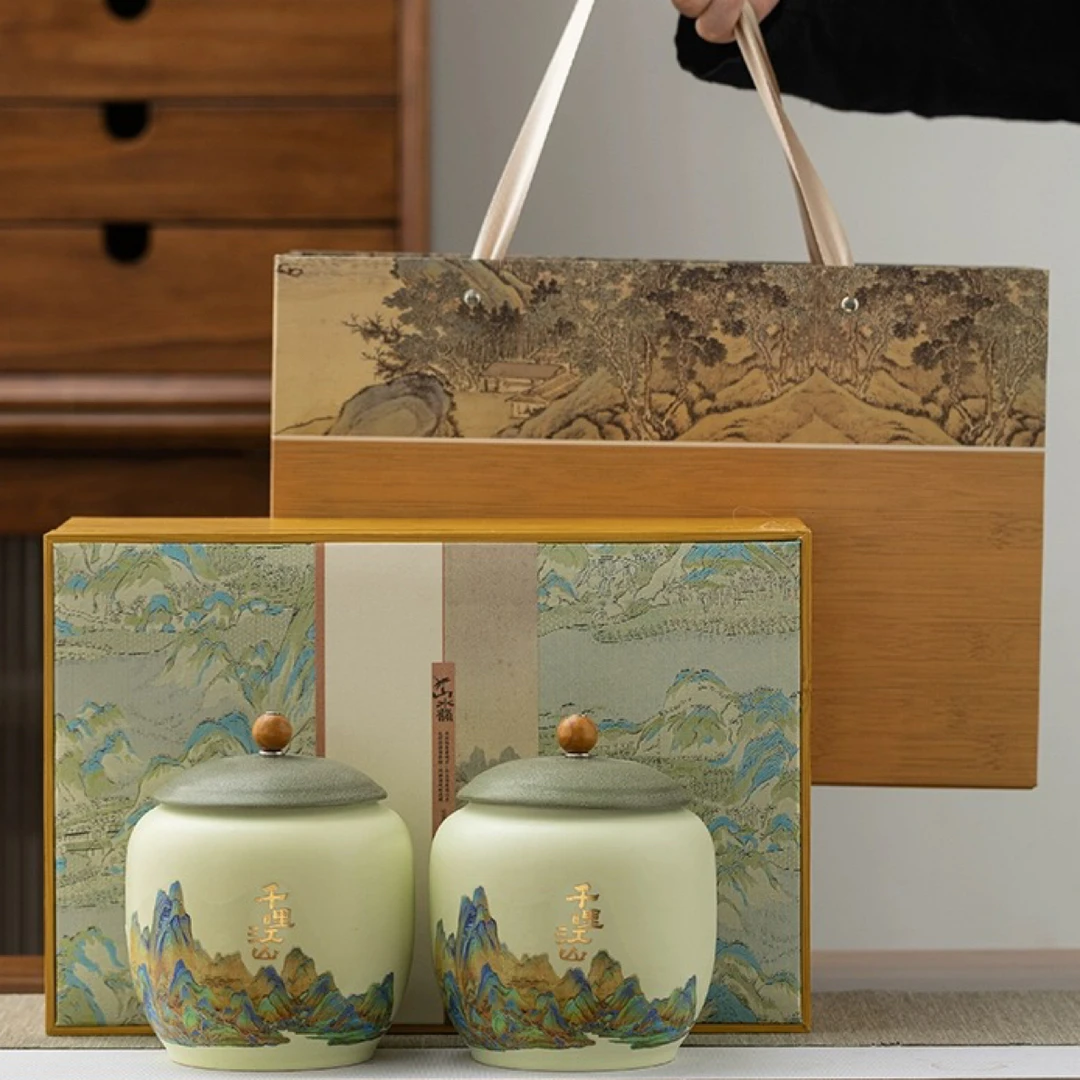 2024新茶龙井茶绿茶信阳毛尖碧螺春茶叶礼盒装高档送人礼品送长辈