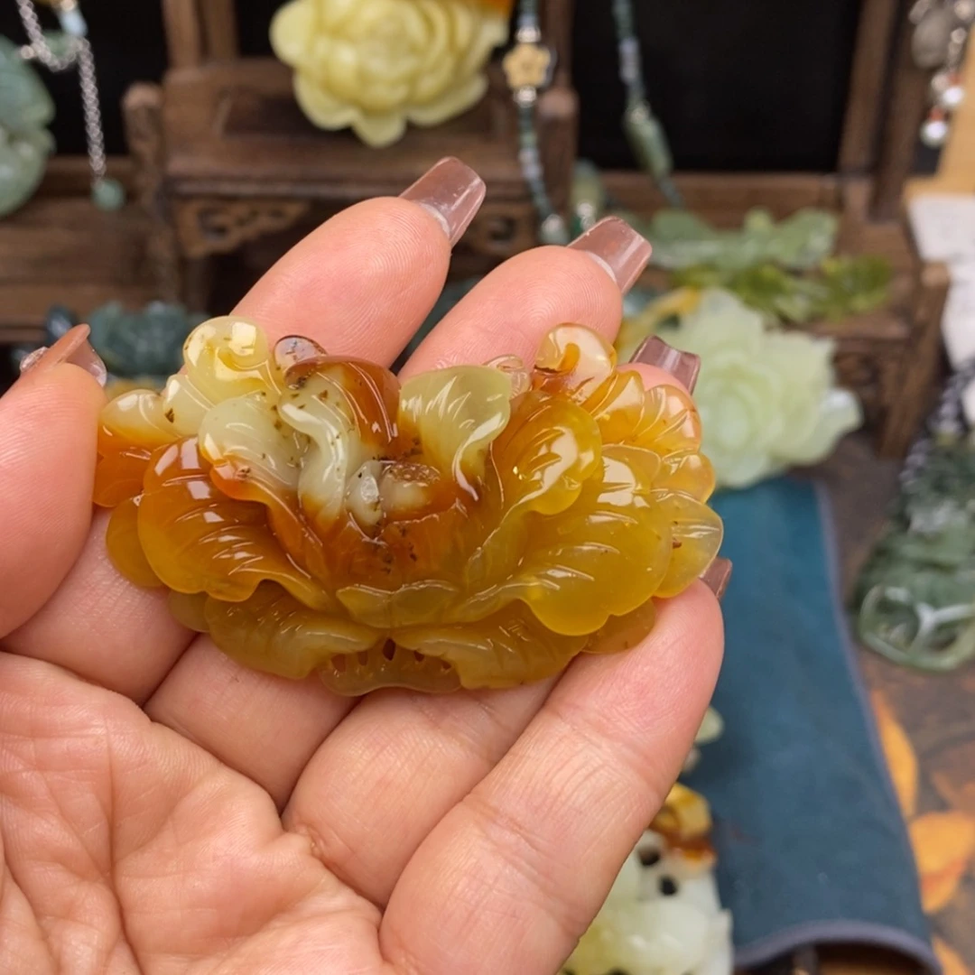 【闪购商品】蛇纹石玉颈饰未镶嵌用****8