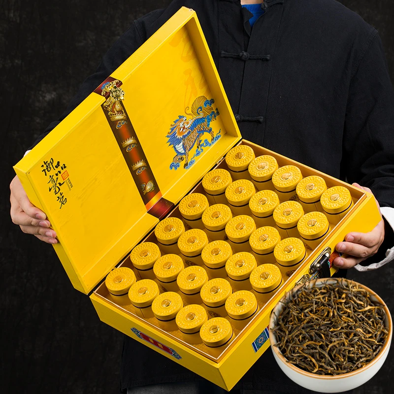 新茶武夷山桐木关红茶蜜香金骏眉茶叶礼盒装伴手礼送长辈亲戚礼品