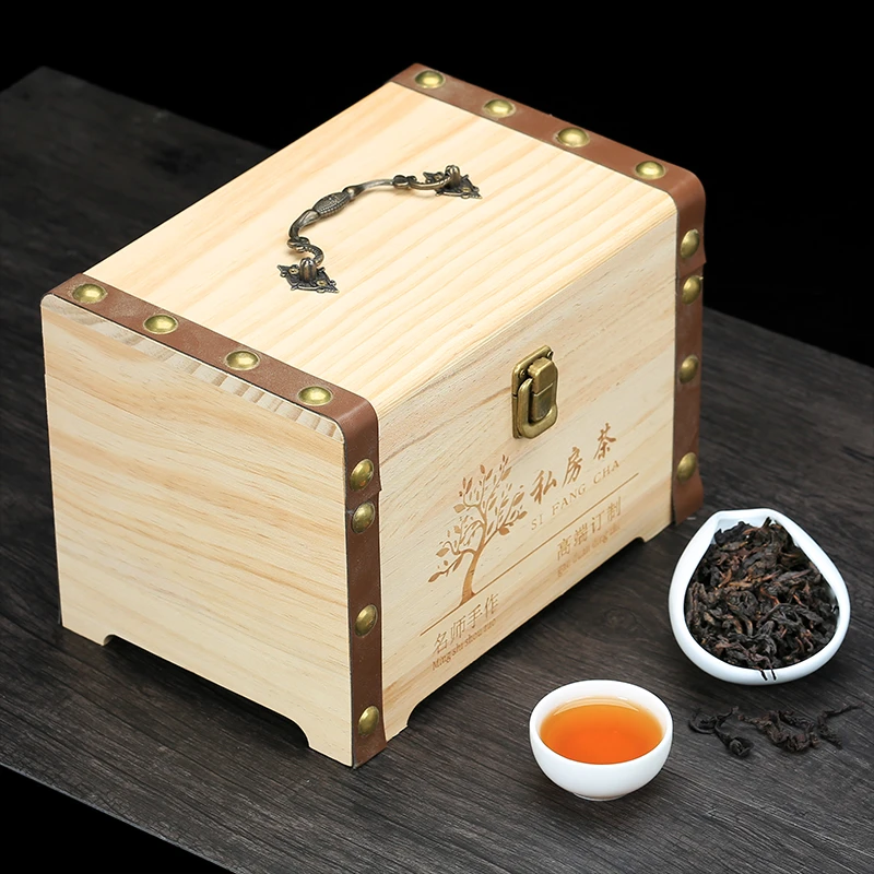 新茶武夷山乌龙茶大红袍茶叶浓香型岩茶礼盒装国庆送长辈礼品茶