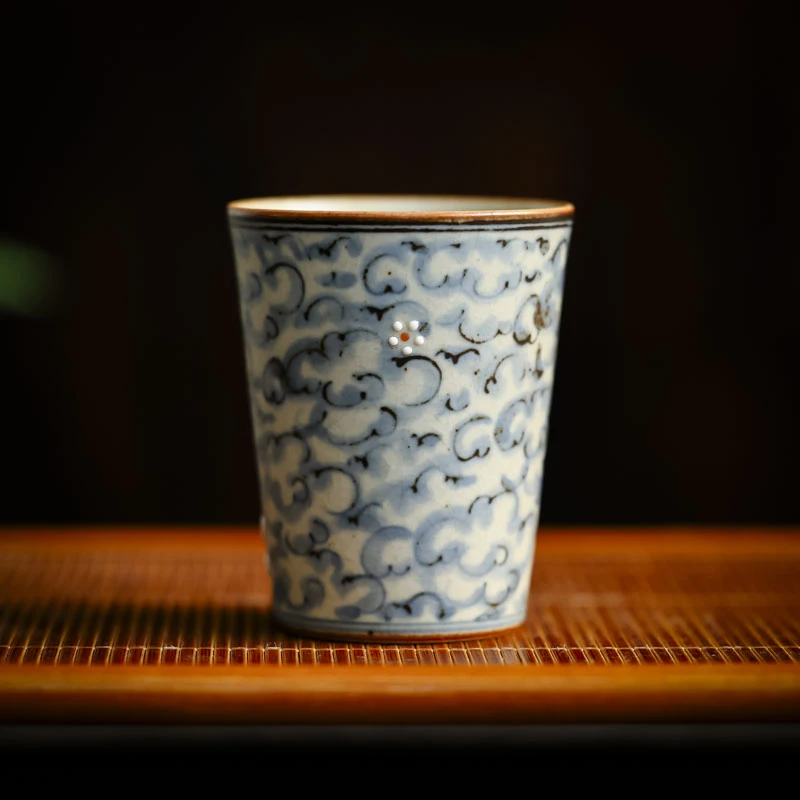 阿茶 祥云-朴云堂-直筒杯-120CC（朴云孤0273）