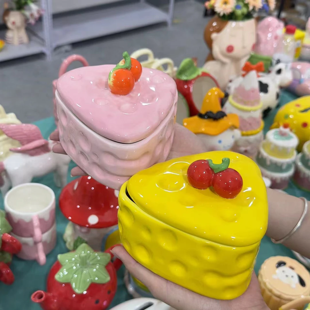 2两件套粉色+黄色奶酪芝士收纳盒