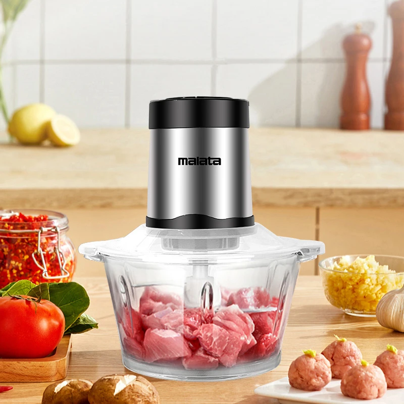 malata万利达多功能绞肉料理机家用大容量绞馅机搅蒜神器绞菜器