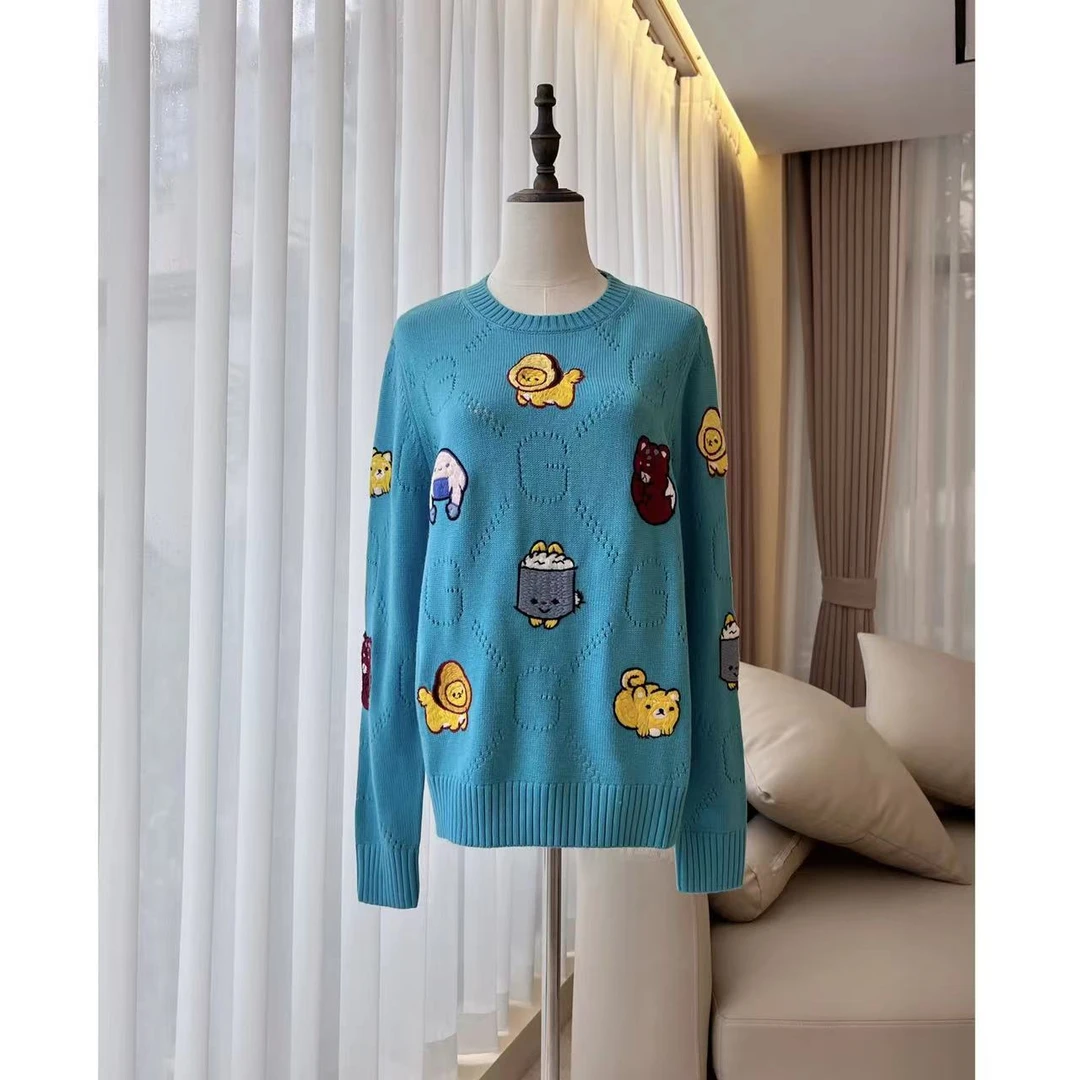 【晨老板】~ ceilina【梦幻童趣】时尚动物卡通针织衫79233010