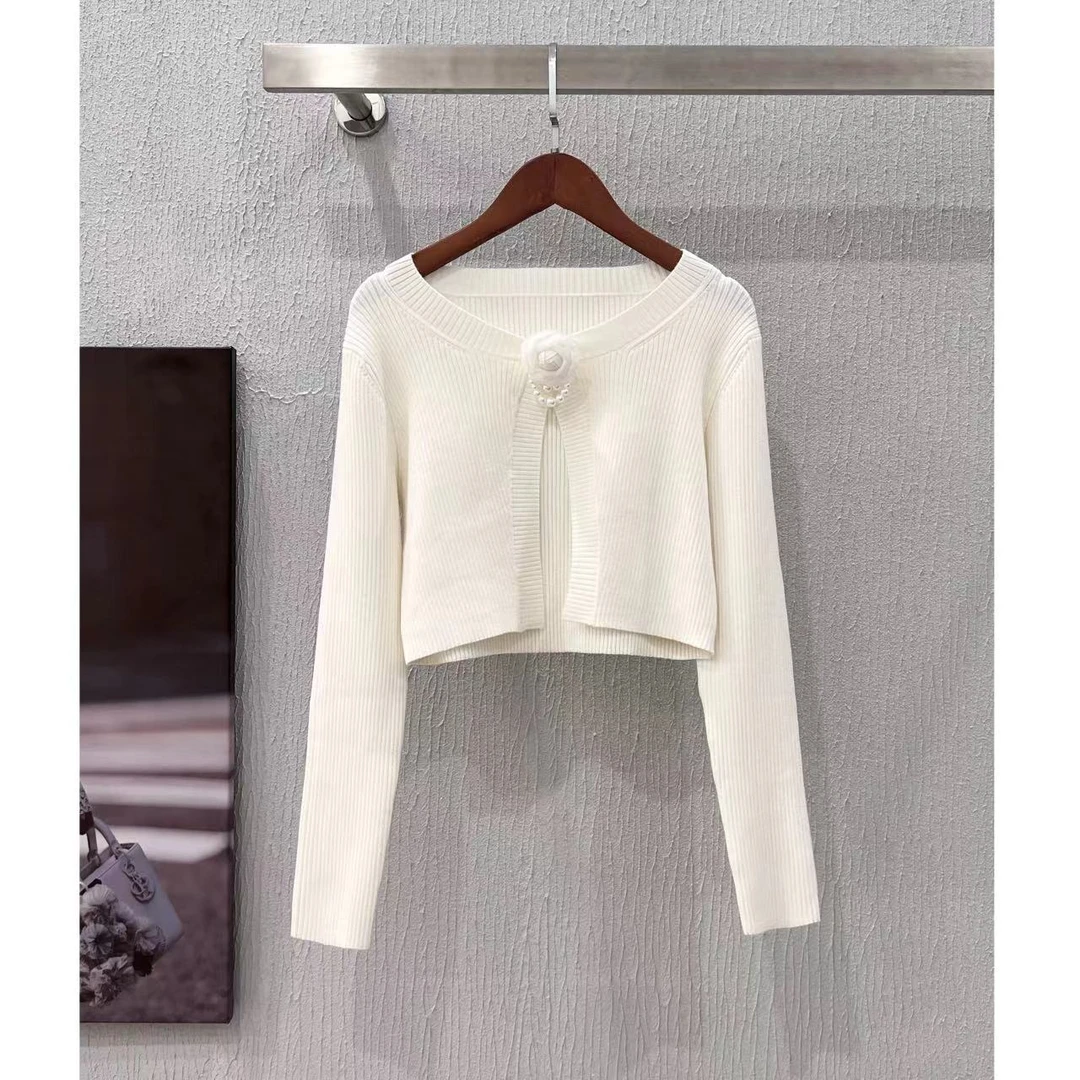 【晨老板】~ ceilina【秋天的童话】时尚单扣针织开衫69237154