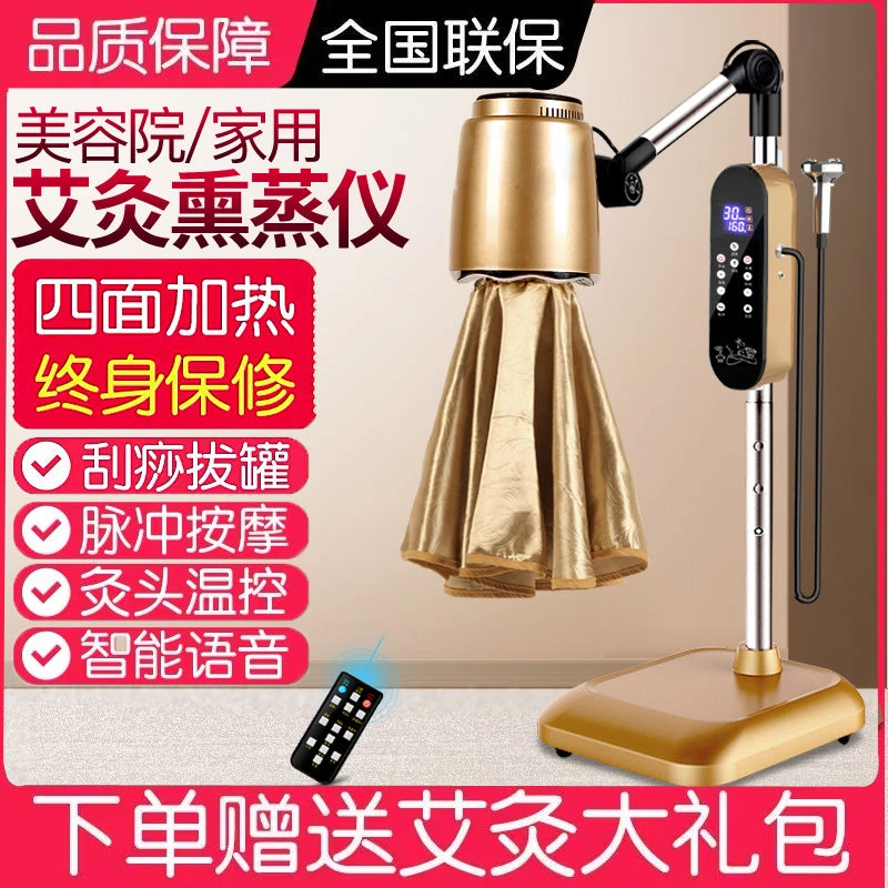 艾灸家用仪器宫寒理疗熏蒸仪盒随身灸养生美容院专用艾炙灯加艾绒