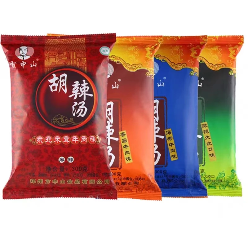 方中山胡辣汤河南早餐微辣大众麻辣木耳海带牛肉香菇牛肉五香味