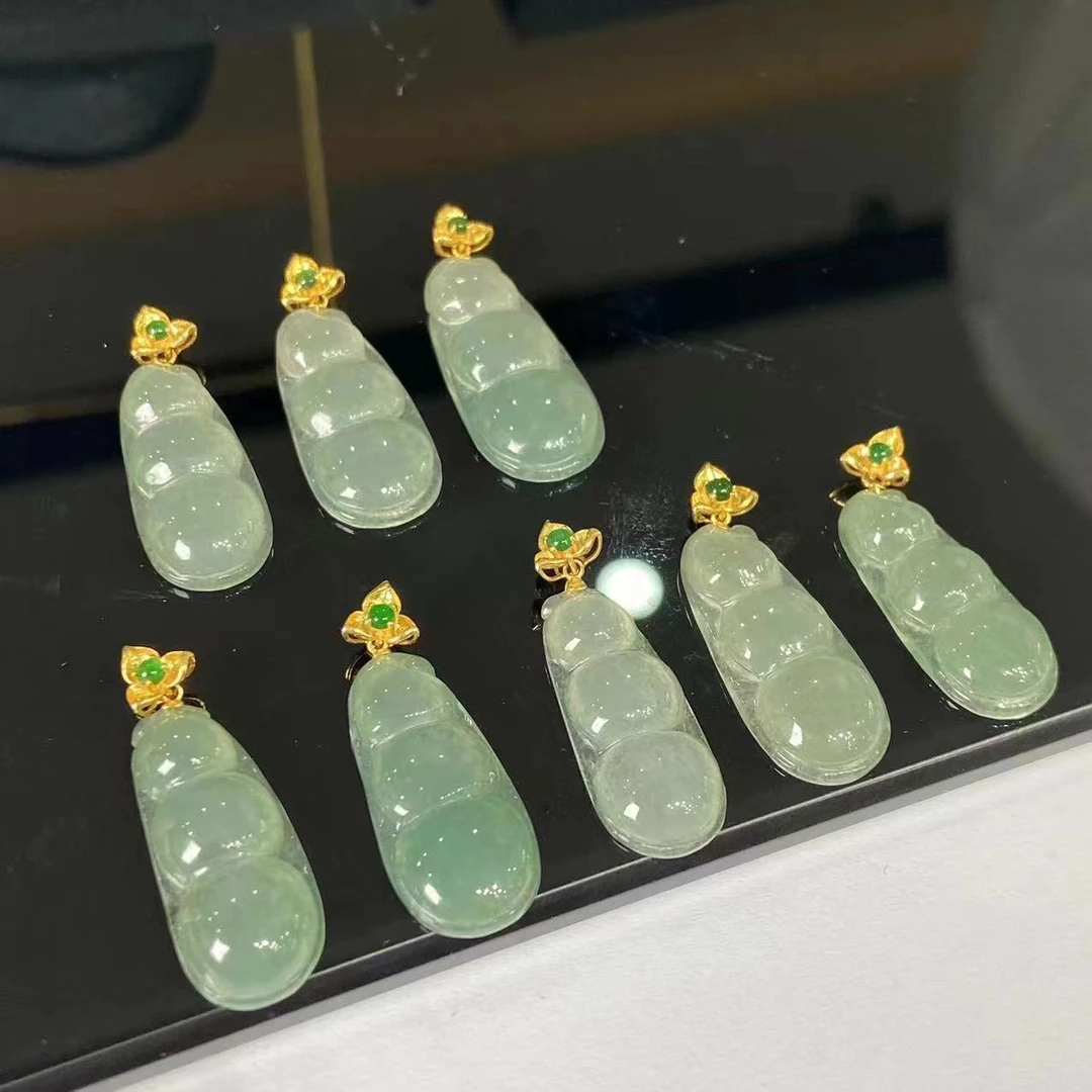 12794天然A货翡翠【福豆】多样性发一个