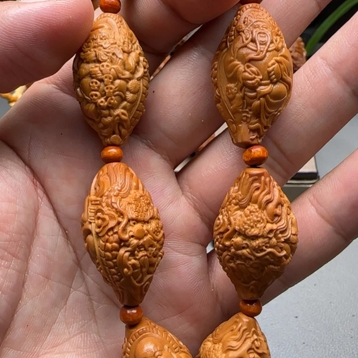 橄榄核核雕橄榄核手串