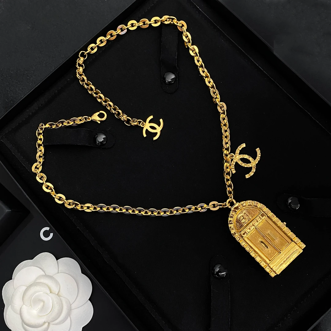 未使用 Chanel/香奈儿 22A手工坊系列康鹏31号短款项链 S4099