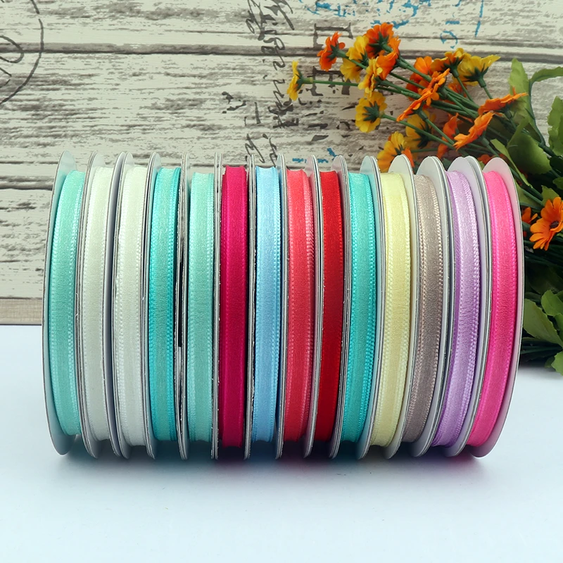 《拍3送1》45米0.6mm珍珠纱发饰材料网纱带礼品鲜花包装手工DIY