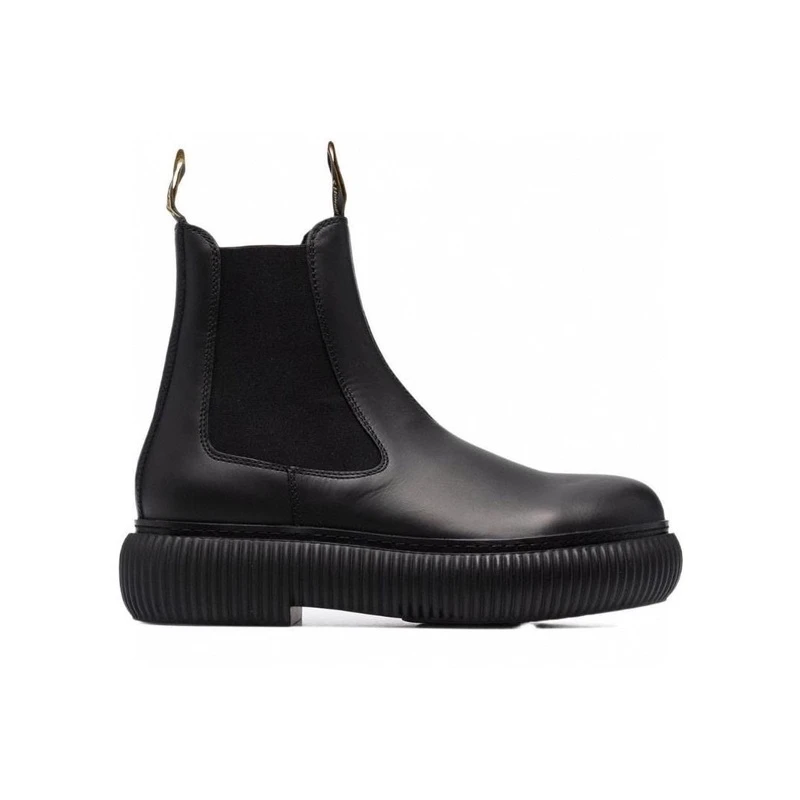 全新未使用Lanvin浪凡 男士休闲秋冬厚底高帮皮靴高帮鞋 BOLI03