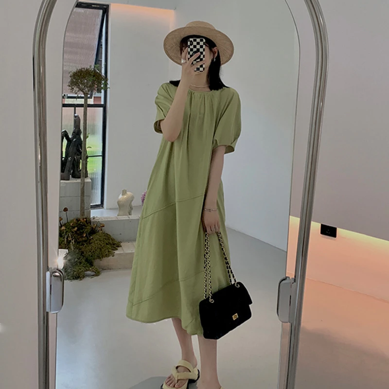 6471夏季女装新款森系温柔风海边度假连衣裙长裙日系甜美裙子