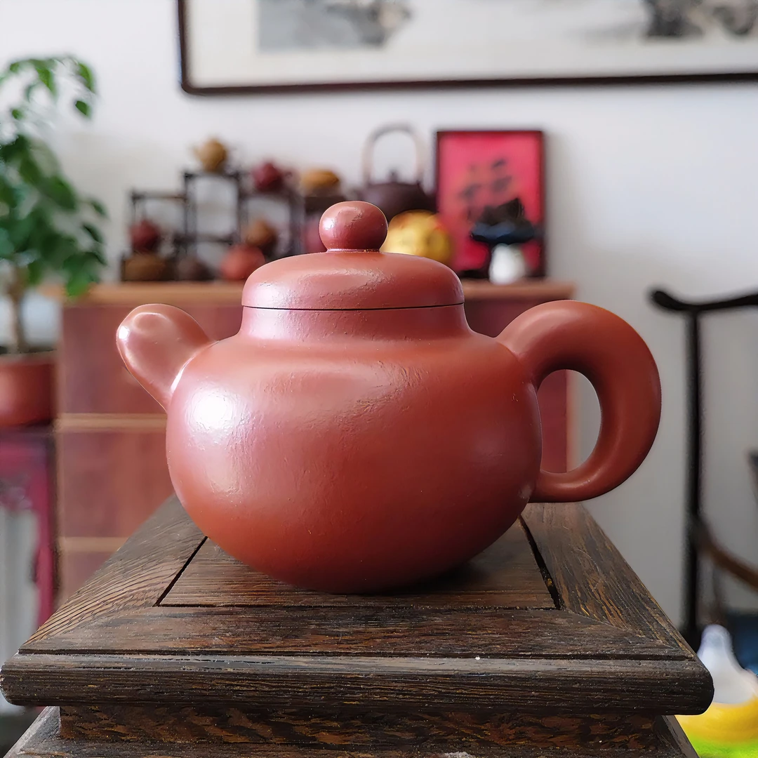 陈莉紫砂   陈莉   道鸿款   朱泥  130CC    紫砂壶家用泡茶茶具