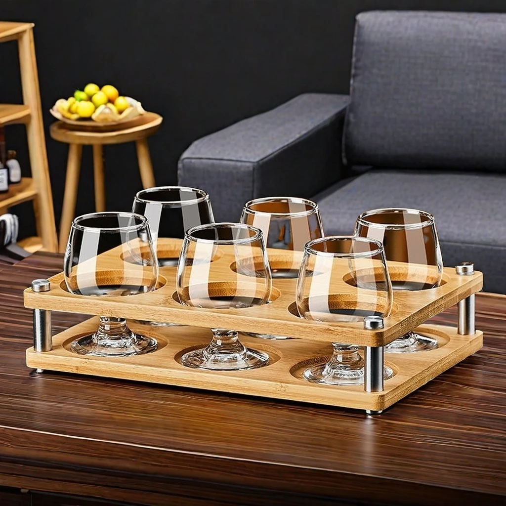 水晶玻璃洋酒杯白酒杯威士忌酒杯家用矮高脚红酒杯子白兰地杯酒店