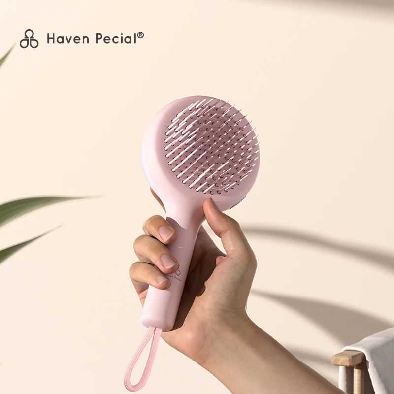 Haven Pecial伸缩梳顺发梳柔软按摩梳不卡头发梳子魔法清理梳头发
