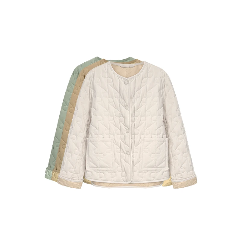 【橙庐】604001经典超薄短款鹅绒服 女款羽绒服时尚保暖秋冬舒适