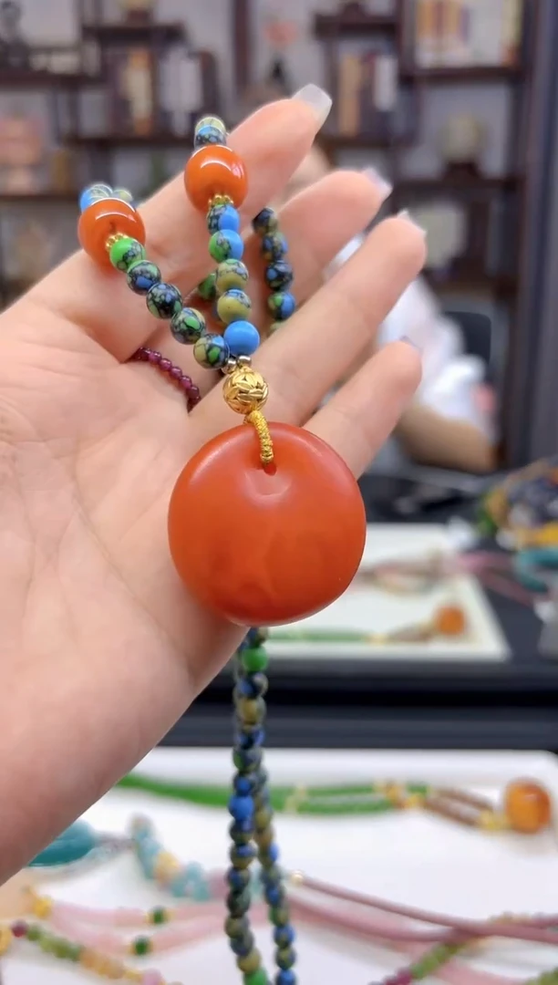 【闪购商品】蜜蜡毛衣链未镶嵌M12