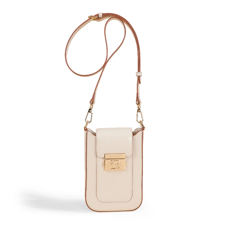 小众设计潮流真皮手机包韩版女士斜挎单肩包零钱包