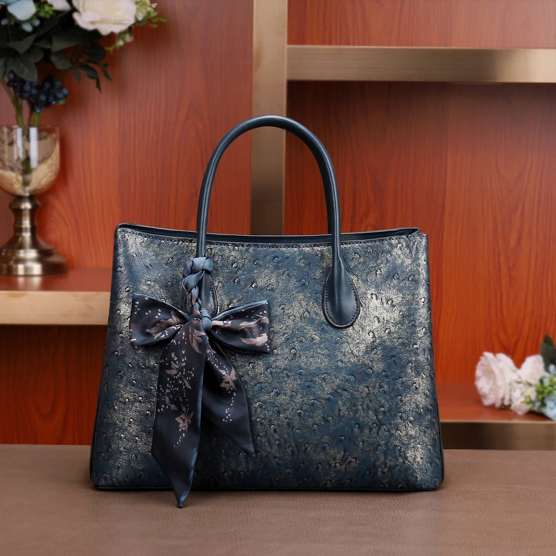 MOVDARL/陌黛尔新款百搭时尚单肩手提包8816蓝色