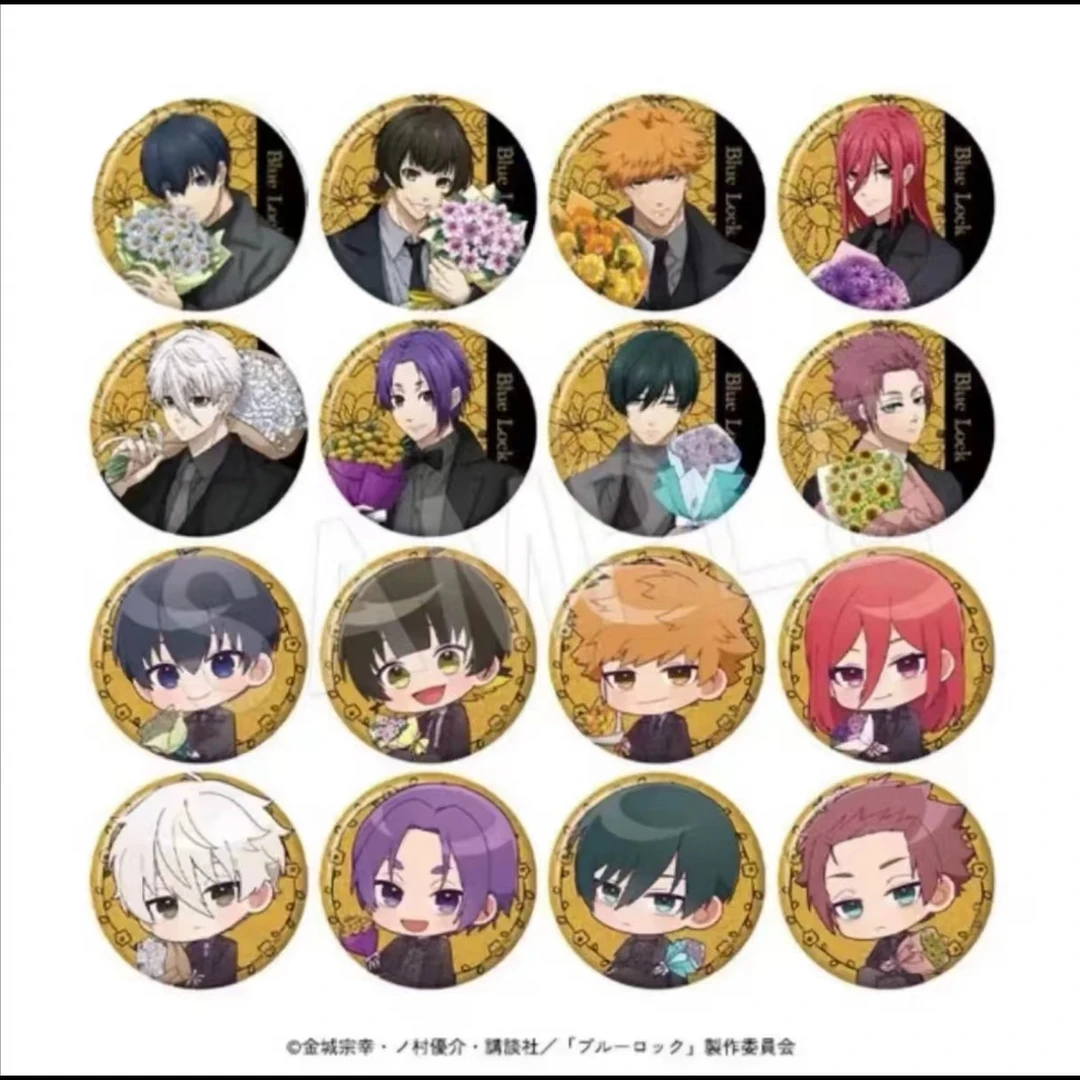 【蓝色监狱】中外矿业捧花生日花吧唧 盲盒代拆