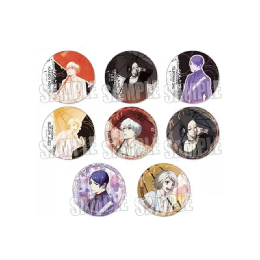 【东京喰种 下雨撑伞随机闪吧唧】 盲盒代拆