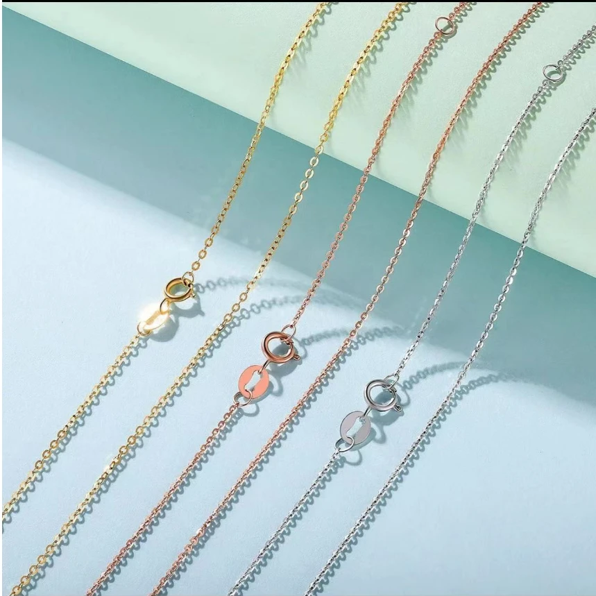 925银银制品 【三生珠宝】银链子925银时尚百搭款O字链