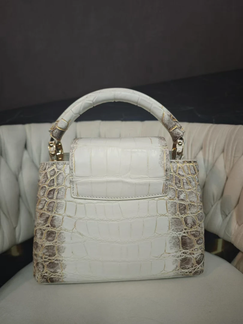 LQ-WITH-QUEEN真皮女包鎏金手提-小