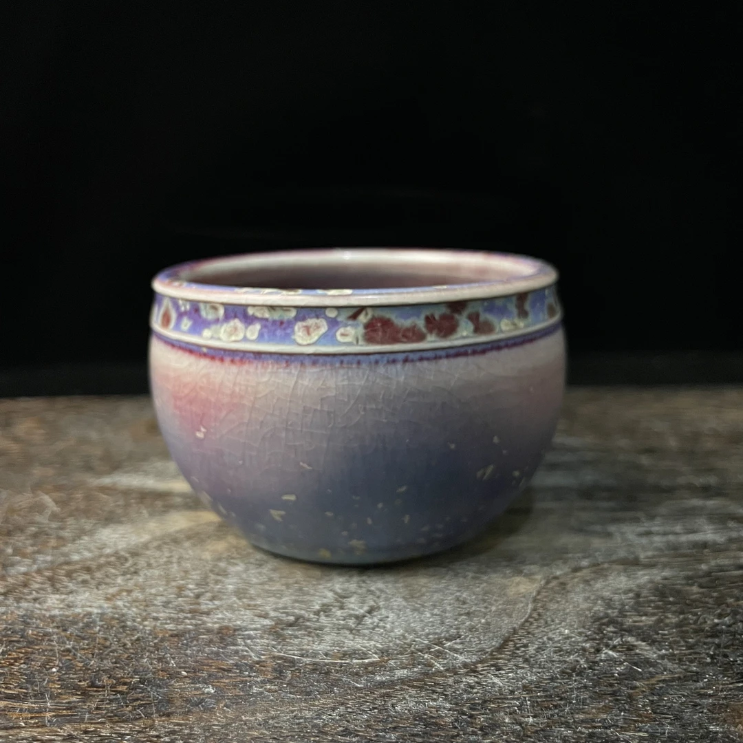 神后钧瓷原矿釉纯手工缸杯主人杯