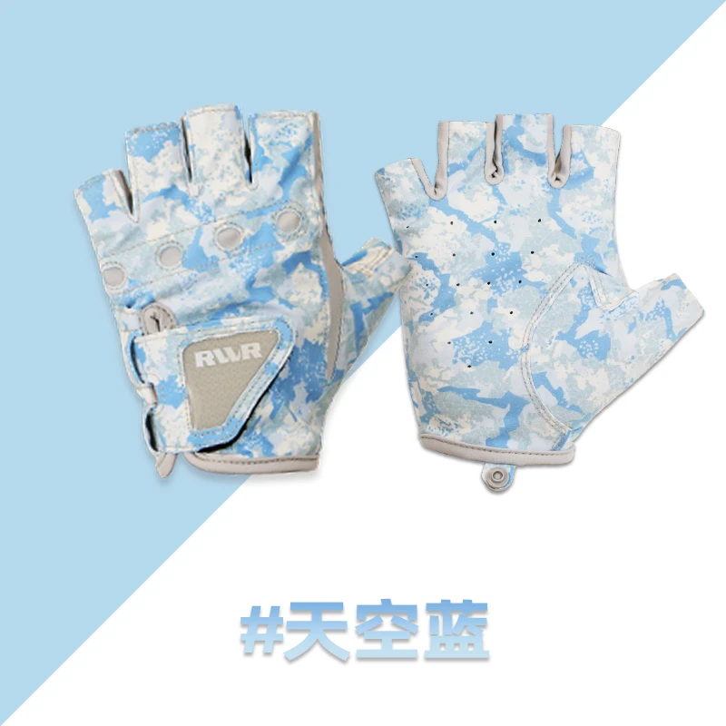 【路亚手套】二代升级拉雪丽手套露五指户外舒适半指钓鱼专用