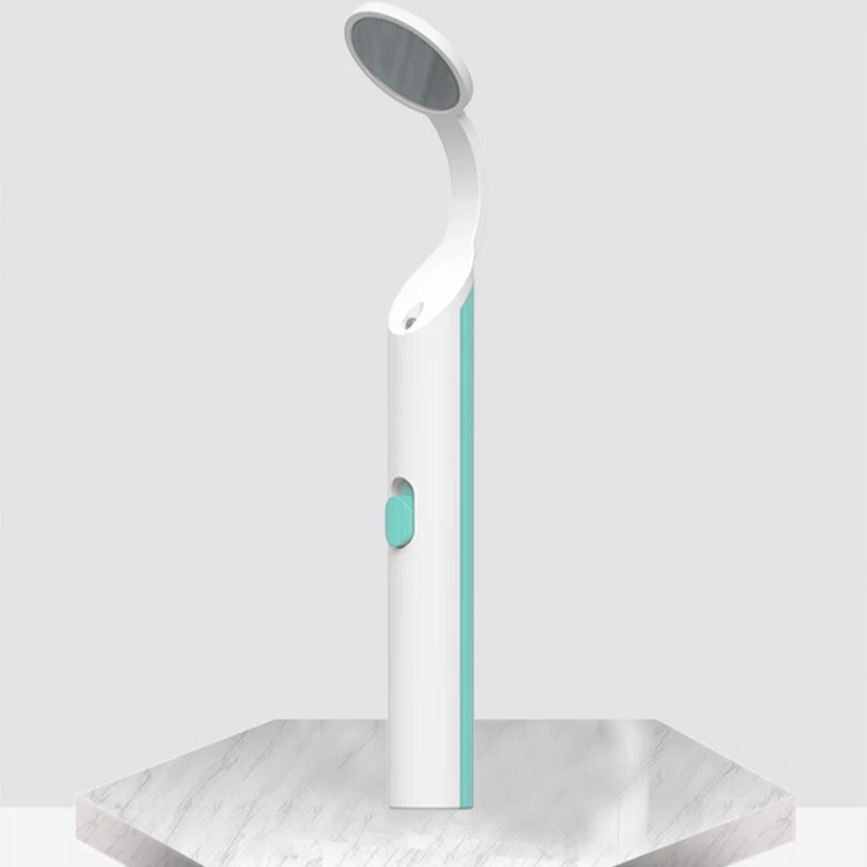 独智LED灯观察镜鉴定包防雾家用牙齿检查工具牙镜看牙茶壶