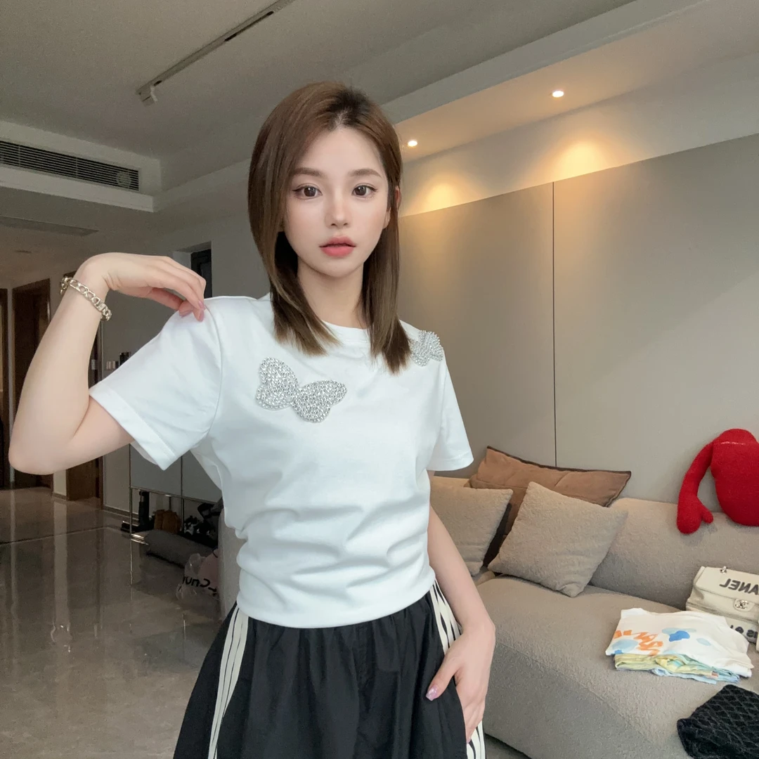 舟舟【水晶蝴蝶】 T恤