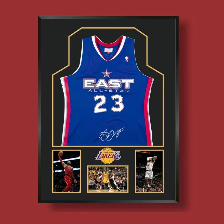 《NBA詹姆斯B》SM装裱挂画NBA詹姆斯动漫装饰画卡通壁画40*60