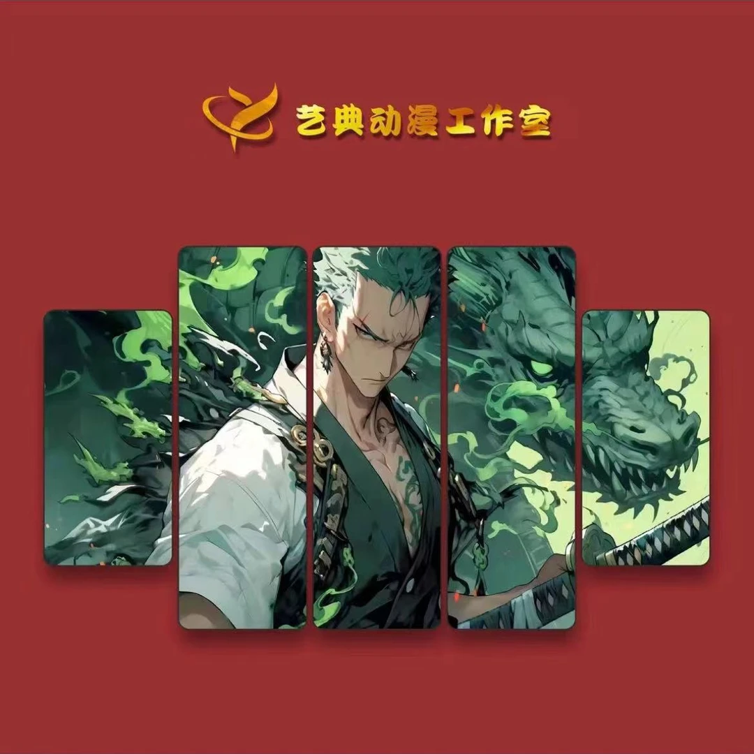 《PVC索隆》青龙五连幅动漫装饰画卡通壁画尺寸20*40*2/20*60*3