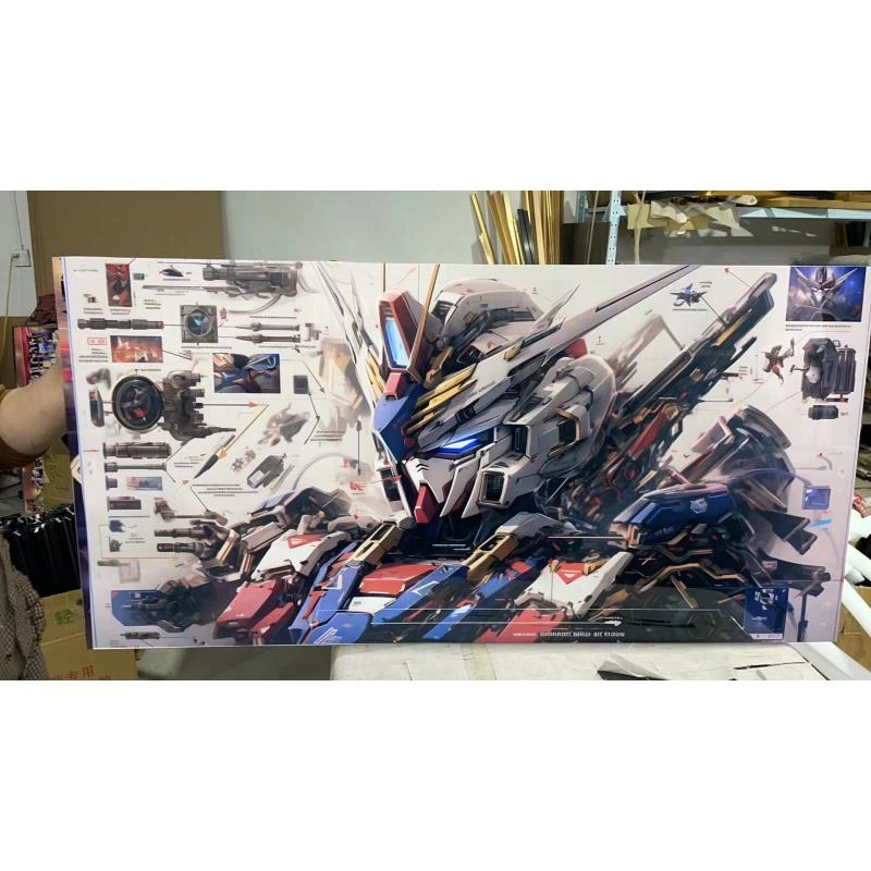 《高达6》高达动漫装饰画儿童房卡通壁画40*80pvc