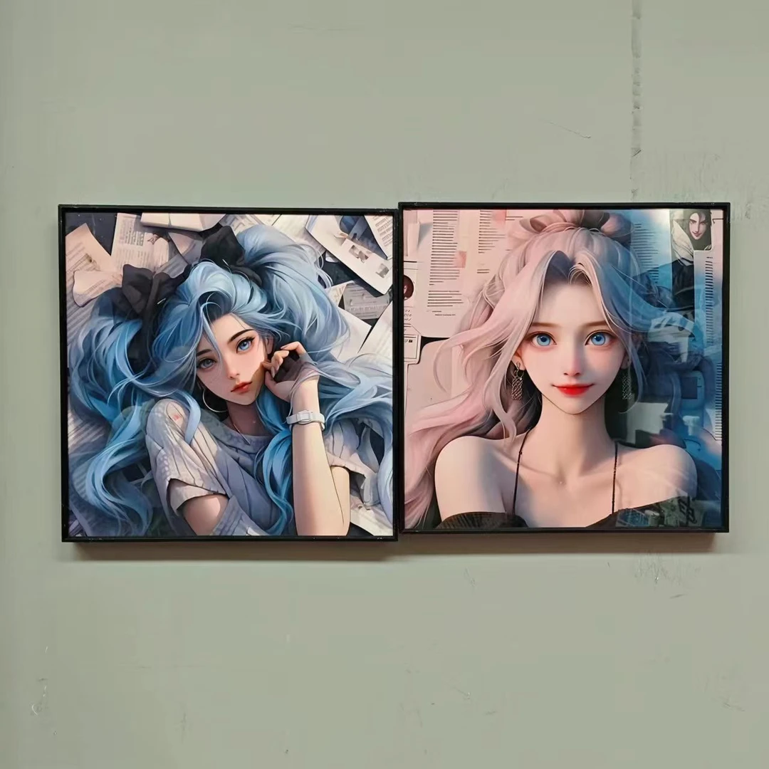 【金克斯】PVC金克斯两联家居卧室装饰挂画30*30*2