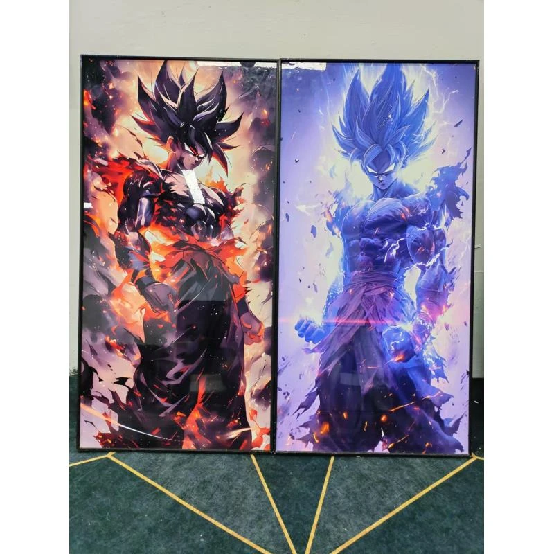 《七龙珠孙悟空A*C》挂画七龙珠动漫装饰画卡通壁画40*80*2pvc