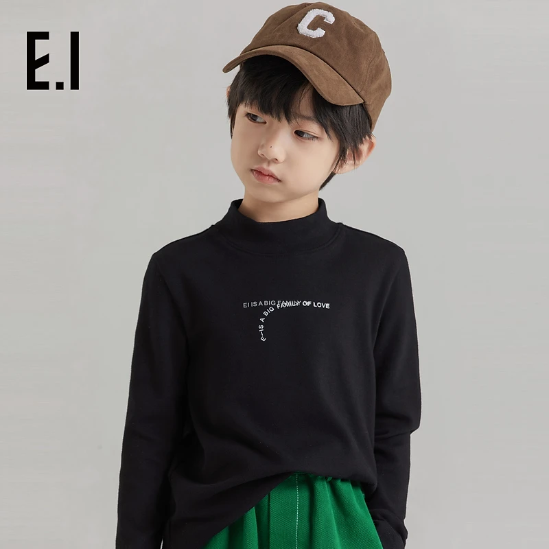 E.I童装秋装男女童打底衫简约百搭D8223109233