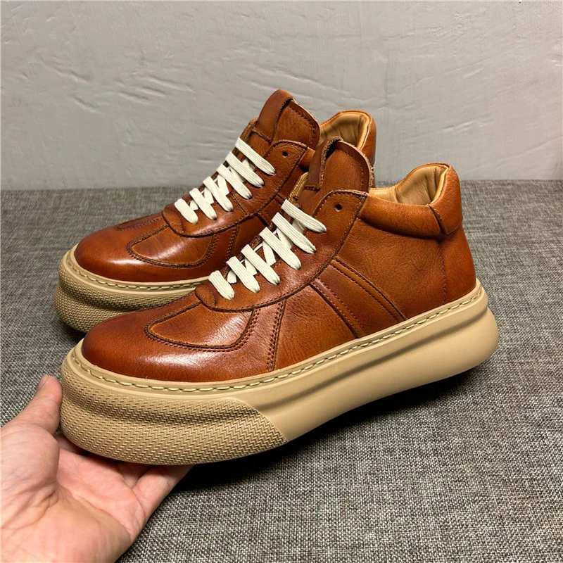 秋冬季马丁靴男24新款高帮鞋男时尚休闲鞋男加绒保暖棉鞋男靴子男