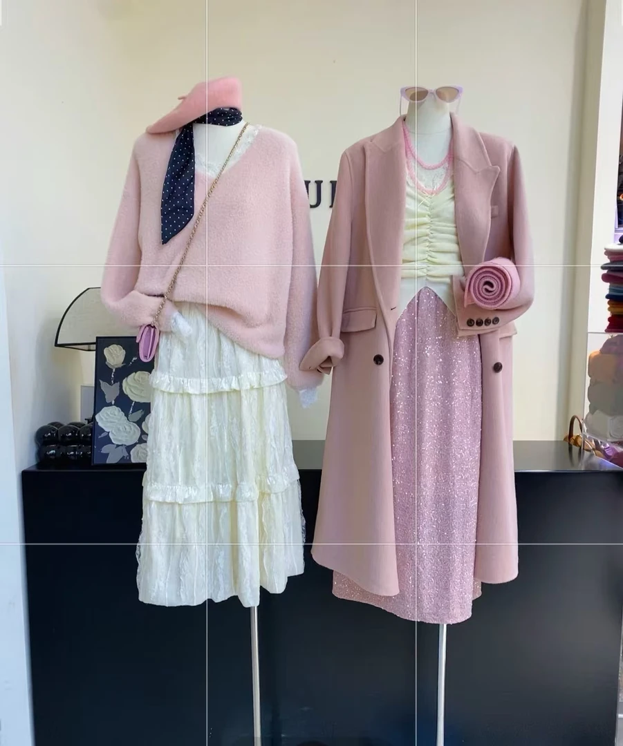 【南油七七精选】南油轻奢显瘦法式时尚针织气质上衣韩版百搭