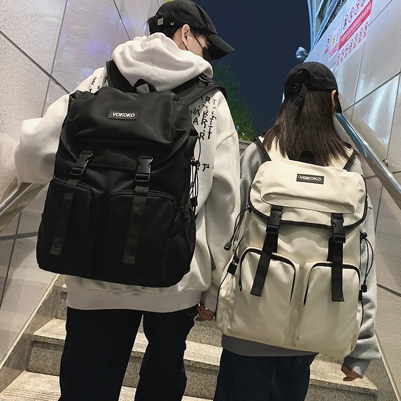 背包女2023新款旅游双肩包男大容量旅行女士短途外出行李学生书包