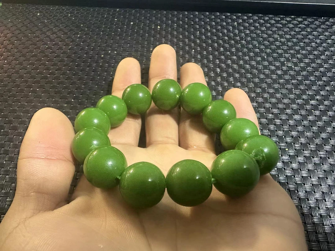俄罗斯碧玉手串【勿拍】