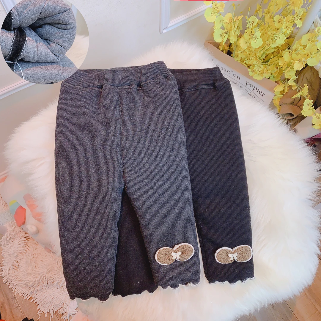 儿童冬季加厚棉裤23新款女童宝宝巨厚外穿保暖北方一件过冬