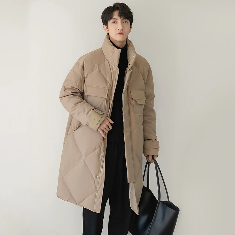 羽绒服中长款男秋冬款高端2024冬季新款轻薄男装休闲保暖外套y246