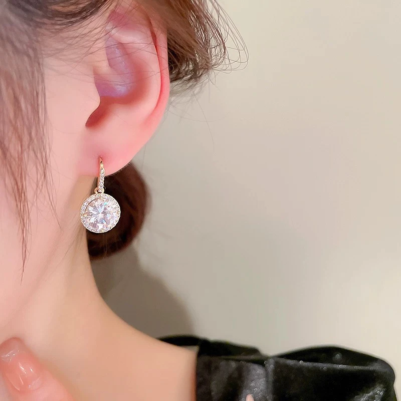 铜合金耳饰 8008 「财阀明星」韩式设计小众财阀小千金气质贵气耳钉