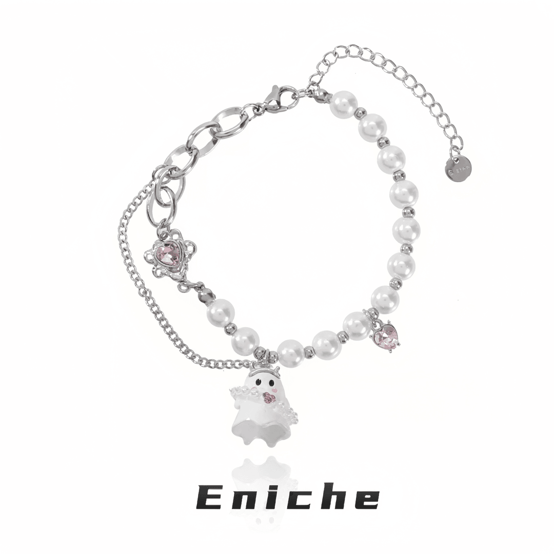 铜合金手链 1033「小幽灵」可爱小恶魔小众冷淡风高级甜酷辣妹手链