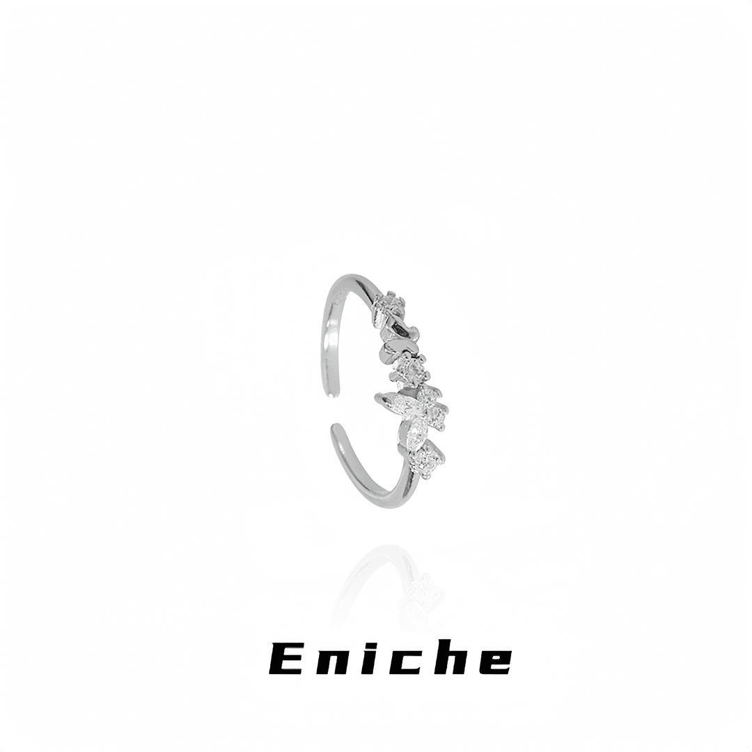 铜合金戒指 1157「园游会」轻奢百搭蝴蝶结小众设计感高级个性戒指