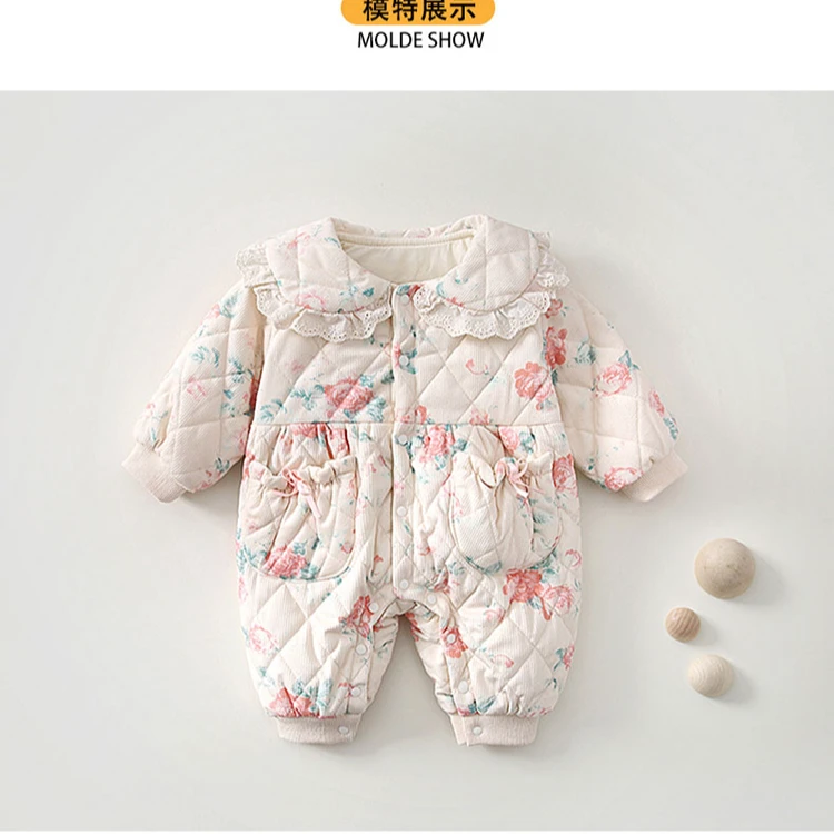 哈衣宝宝秋冬季新款韩系中外结合女童洋气