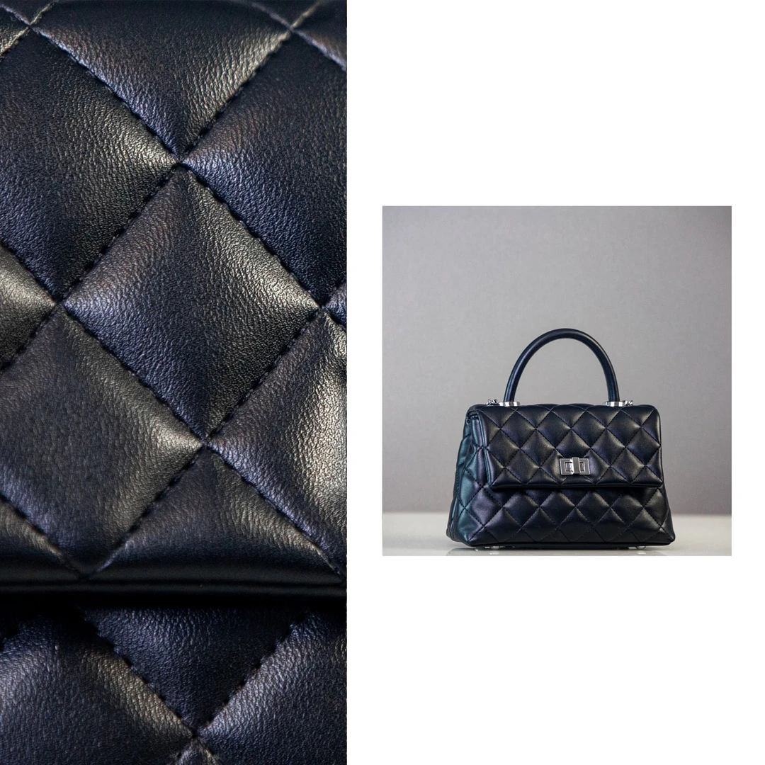 新款小香风经典羊皮女包手提包单肩包斜跨包气质包包时尚轻奢女包